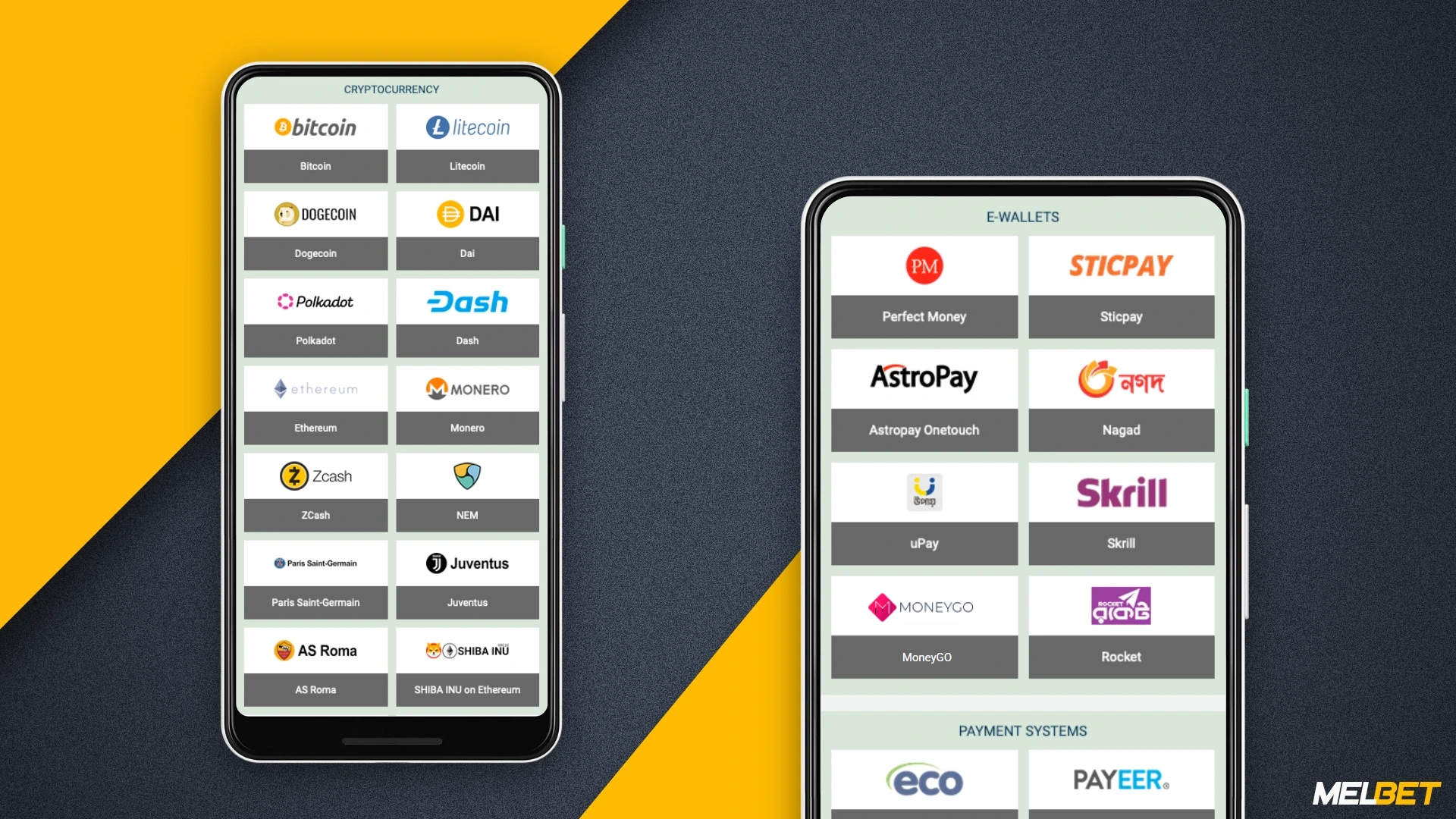 A wide range of withdrawal methods are available for Melbet clients from Bangladesh